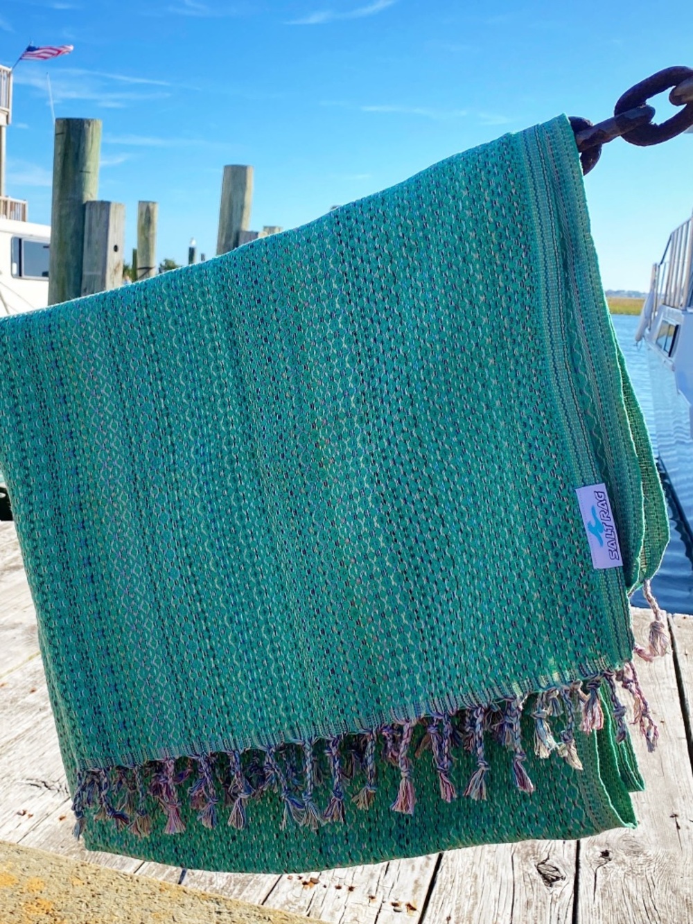 The Ahi Rag — Green Salt Rag™ Turkish Beach Towel